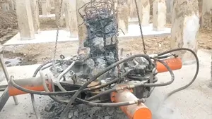 معدات تكسير الخوازيق الهيدروليكية