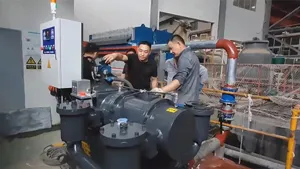 مضخة مكبسية أفقية لتغذية فلتر المكابس