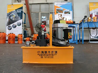 مضخة هيدروليكية تعمل بالكهرباء قابلة للحمل