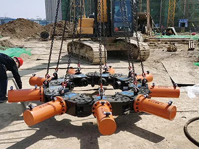 معدات تكسير الخوازيق الهيدروليكية