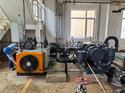 مضخة مكبسية أفقية (بديلة لمضخة اللولب)