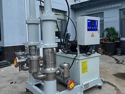 مضخة مكبسية رأسية (صالحة للاستخدام الغذائي)