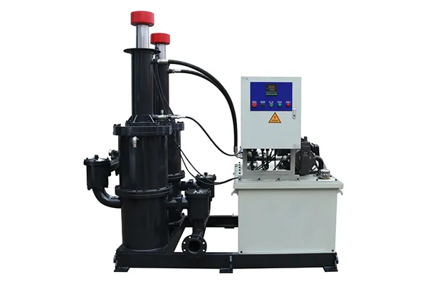 مضخة مكبسية رأسية (لمعالجة الرواسب الطينية سهلة التجفيف)